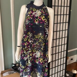 Rachel Toy Floral Halter Dress
